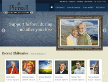 Tablet Screenshot of pbfuneraldirectors.com